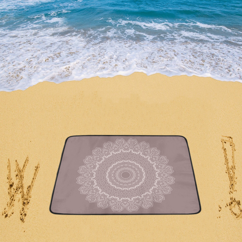 cosmic mandala and universe Beach Mat 78"x 60"