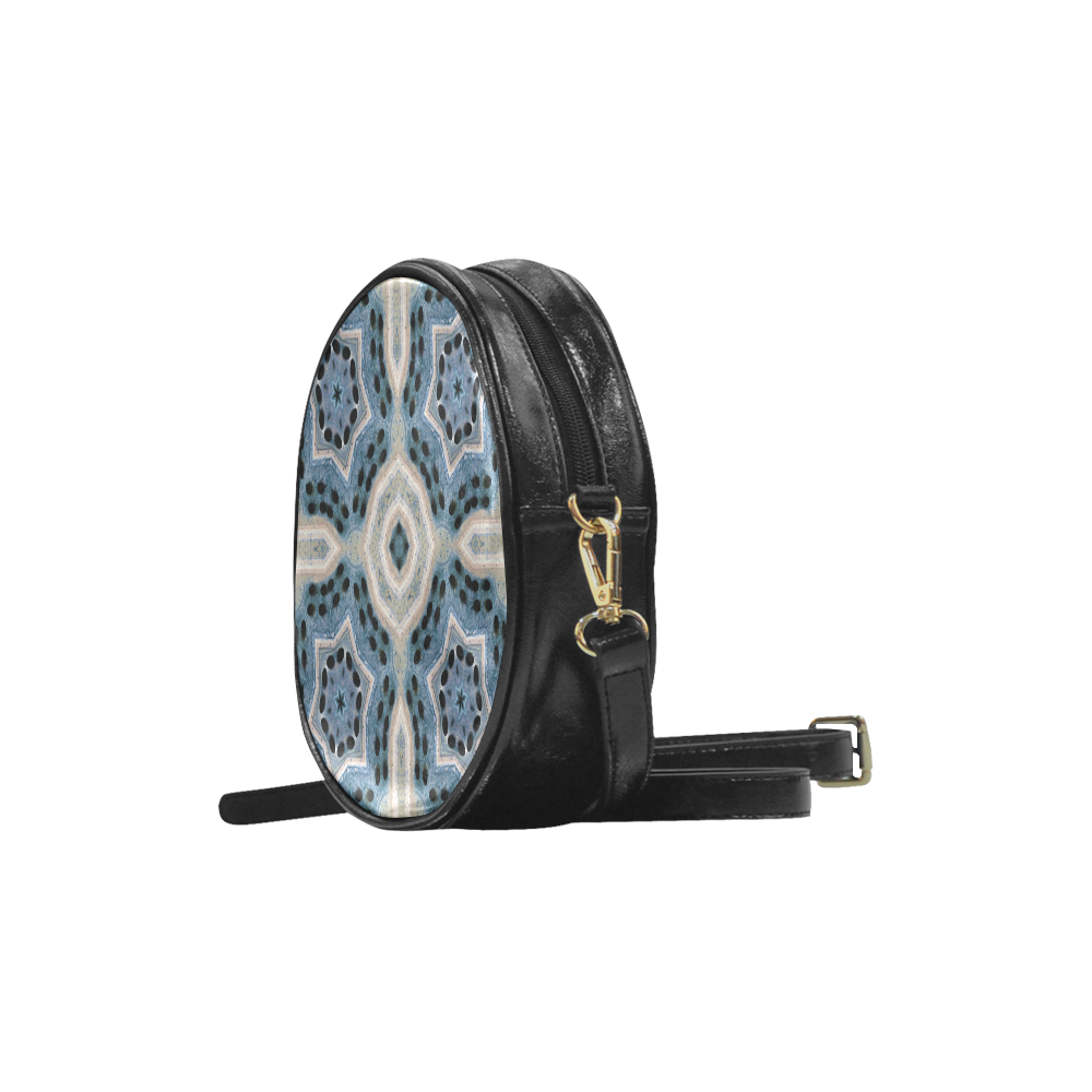 Stars & Ovals Round Sling Bag (Model 1647)