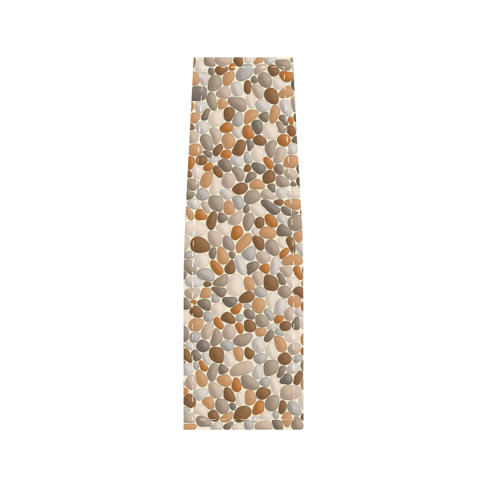 Beach Pebbles Abstract Pattern by ArtformDesigns Saddle Bag/Large (Model 1649)