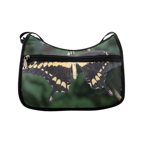 Giant Swallowtail Butterfly Crossbody Bags (Model 1616)