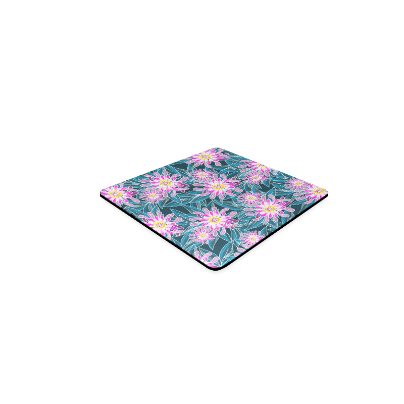 Whimsical Garden Square Coaster