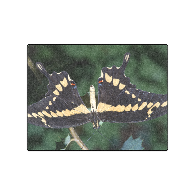Giant Swallowtail Butterfly Blanket 50"x60"