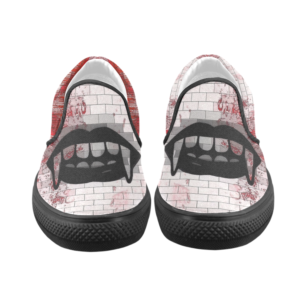 Vamp by Popart Lover Women's Unusual Slip-on Canvas Shoes (Model 019)
