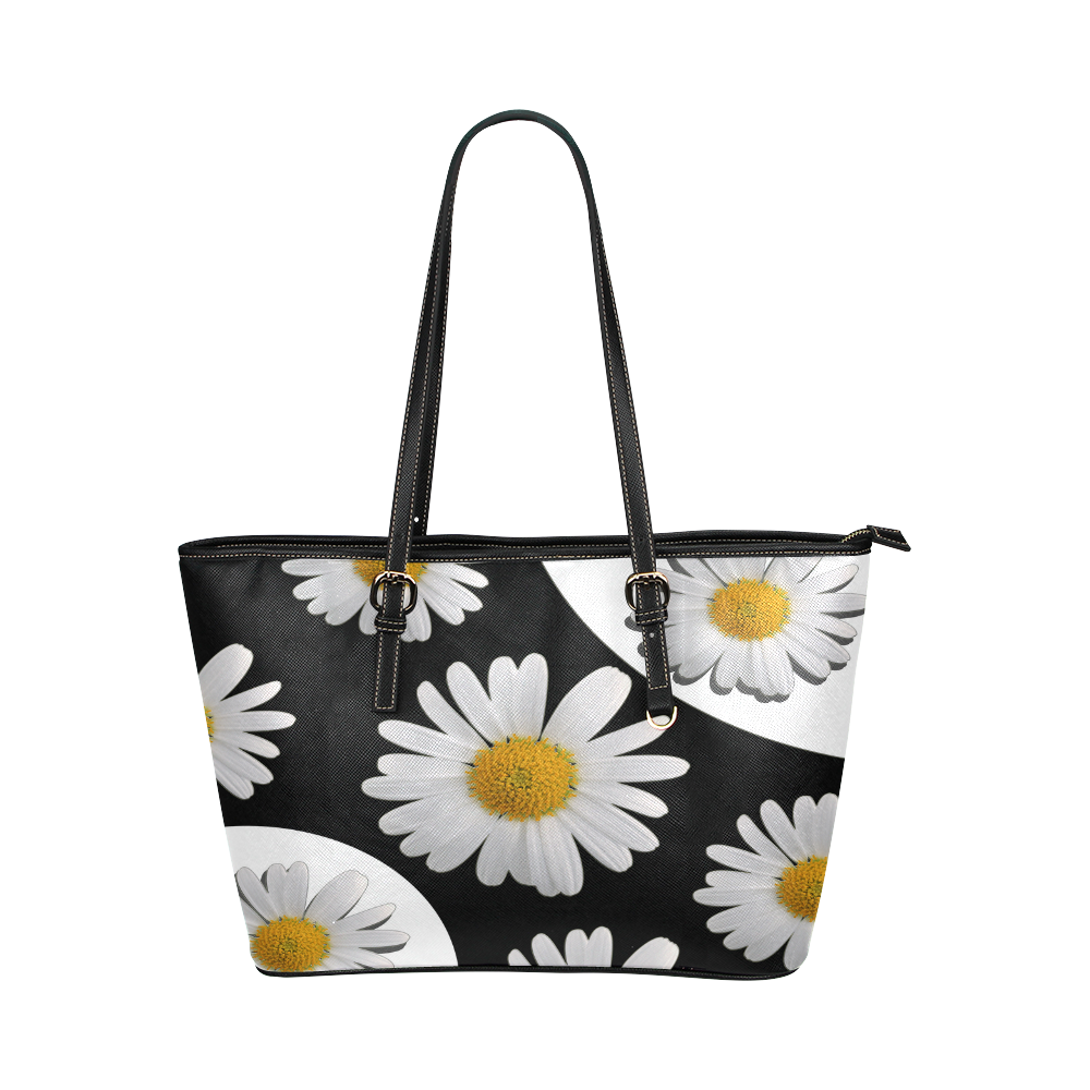 Daisy Leather Tote Bag/Small (Model 1651)