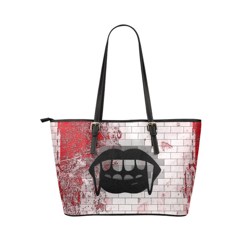 Vamp by Popart Lover Leather Tote Bag/Large (Model 1651)