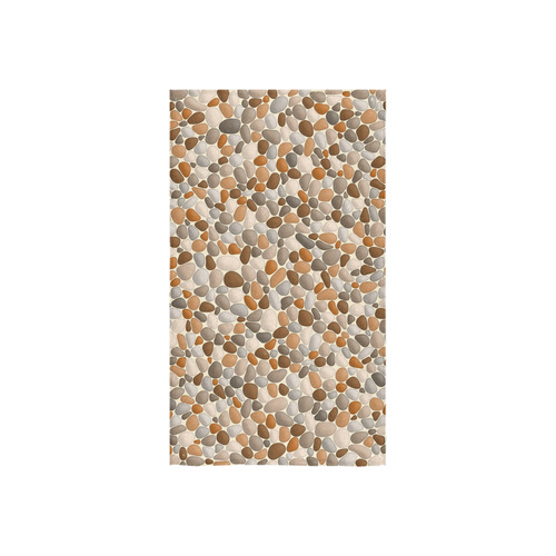 Beach Pebbles Abstract Pattern by ArtformDesigns Custom Towel 16"x28"