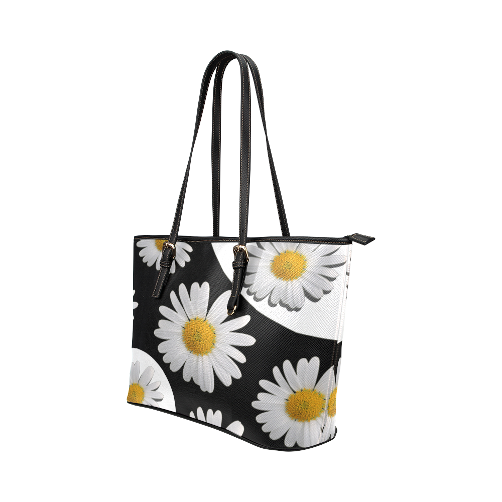 Daisy Leather Tote Bag/Small (Model 1651)