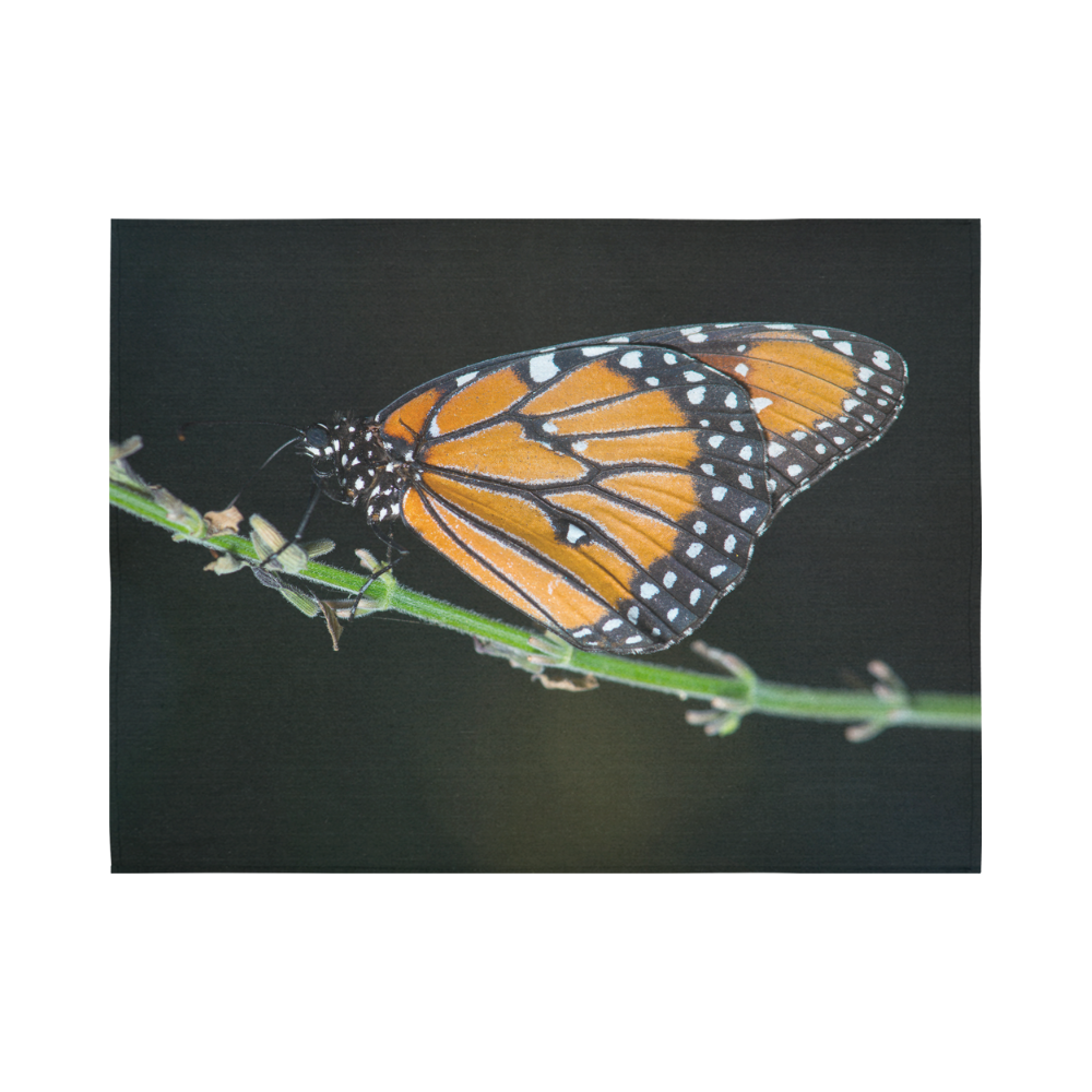 Monarch Butterfly Cotton Linen Wall Tapestry 80"x 60"