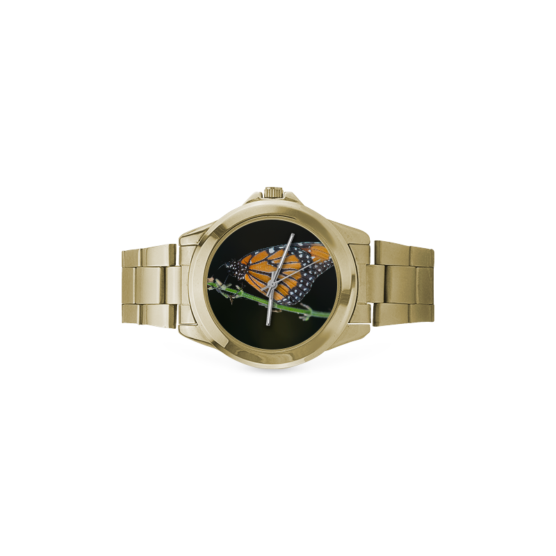 Monarch Butterfly Custom Gilt Watch(Model 101)