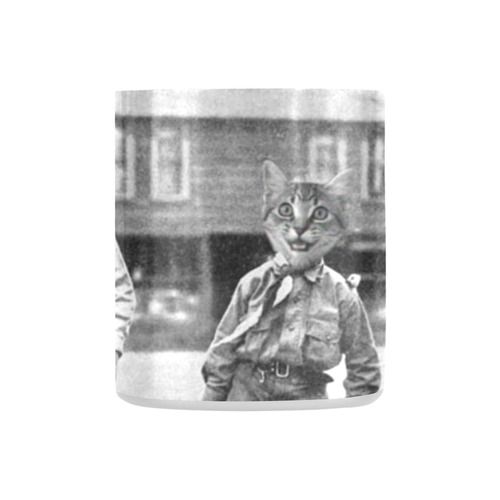 Cat Scouts Vintage Service Cats Mug Classic Insulated Mug(10.3OZ)