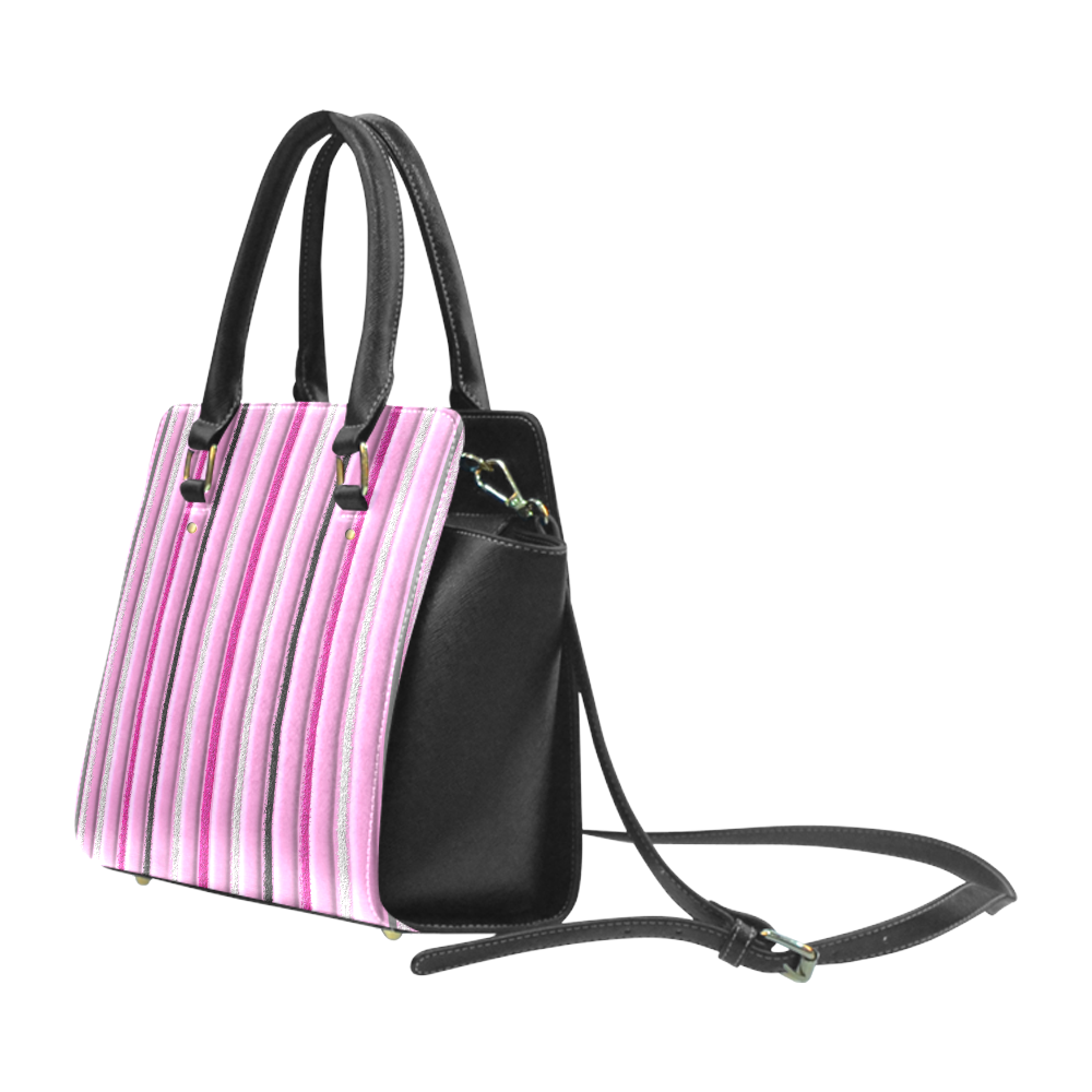 Pink Glamour Classic Shoulder Handbag (Model 1653)