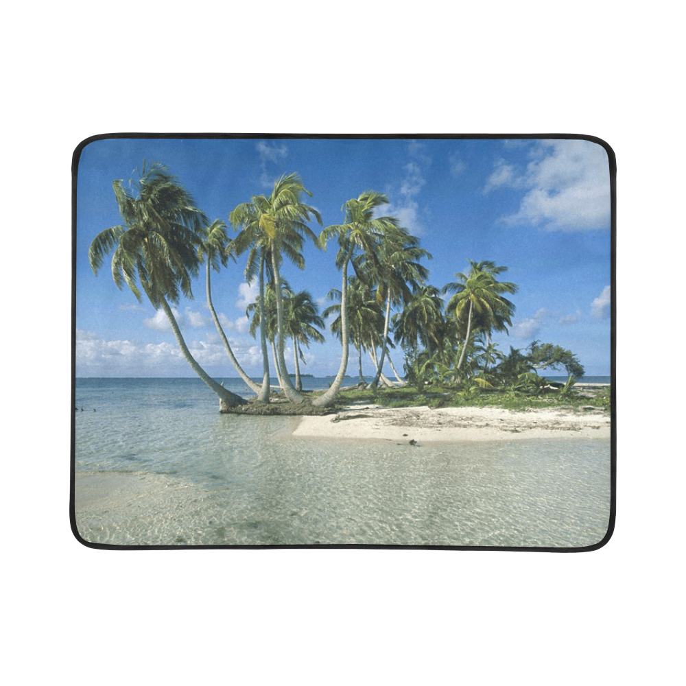 Palm Trees Tropical Nature Beach Beach Mat 78"x 60"