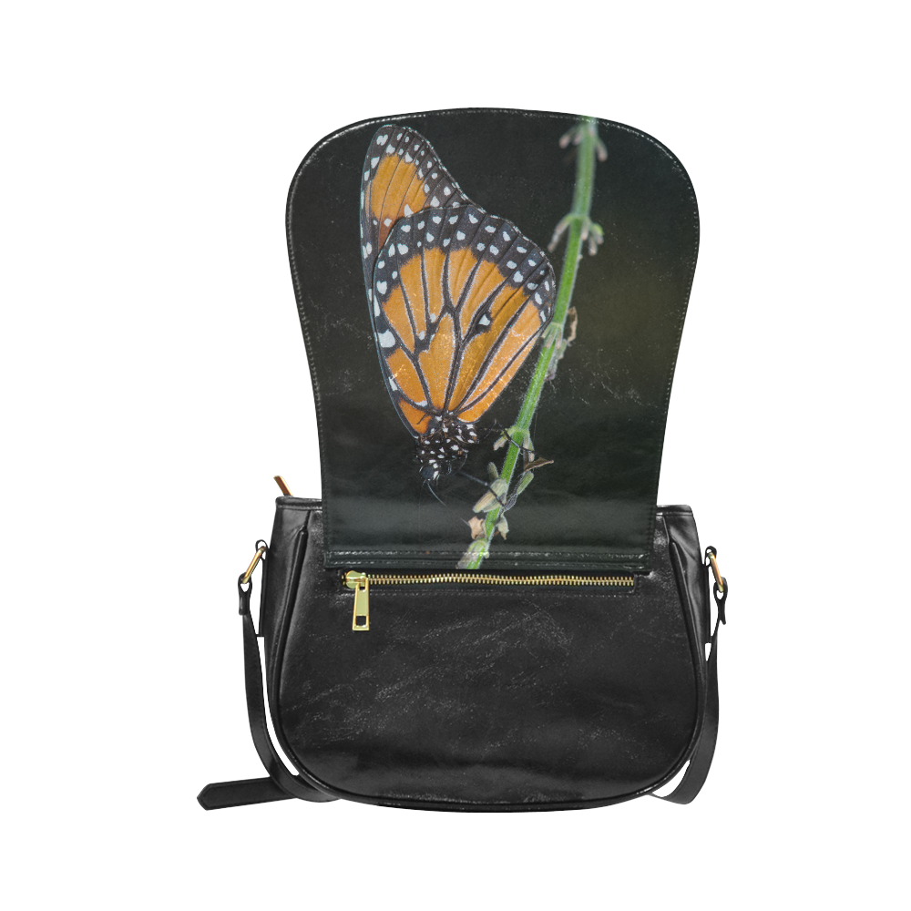 Monarch Butterfly Classic Saddle Bag/Small (Model 1648)
