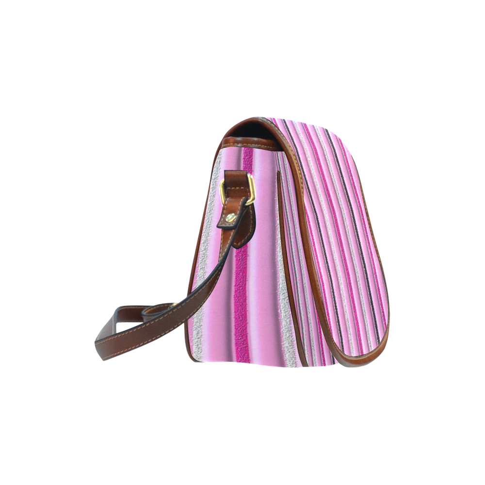 Pink Glamour Saddle Bag/Large (Model 1649)