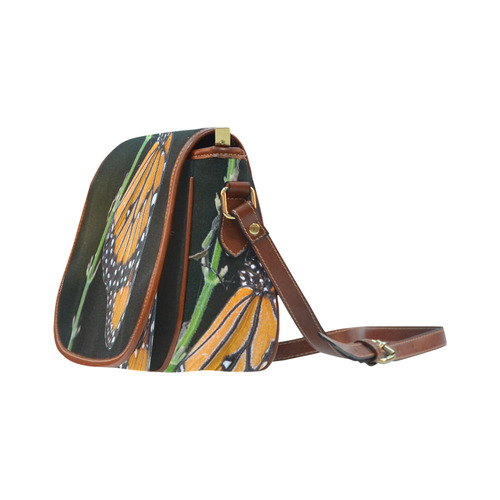 Monarch Butterfly Saddle Bag/Small (Model 1649) Full Customization