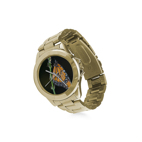 Monarch Butterfly Custom Gilt Watch(Model 101)