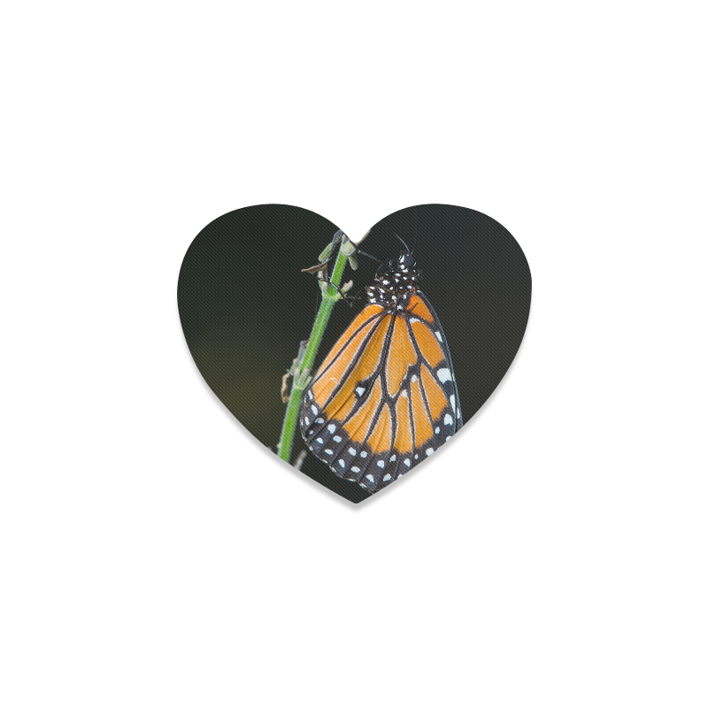 Monarch Butterfly Heart Coaster