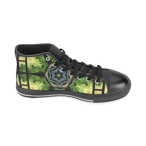 In the Jungle Men’s Classic High Top Canvas Shoes /Large Size (Model 017)