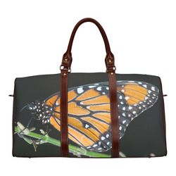Monarch Butterfly Waterproof Travel Bag/Large (Model 1639)