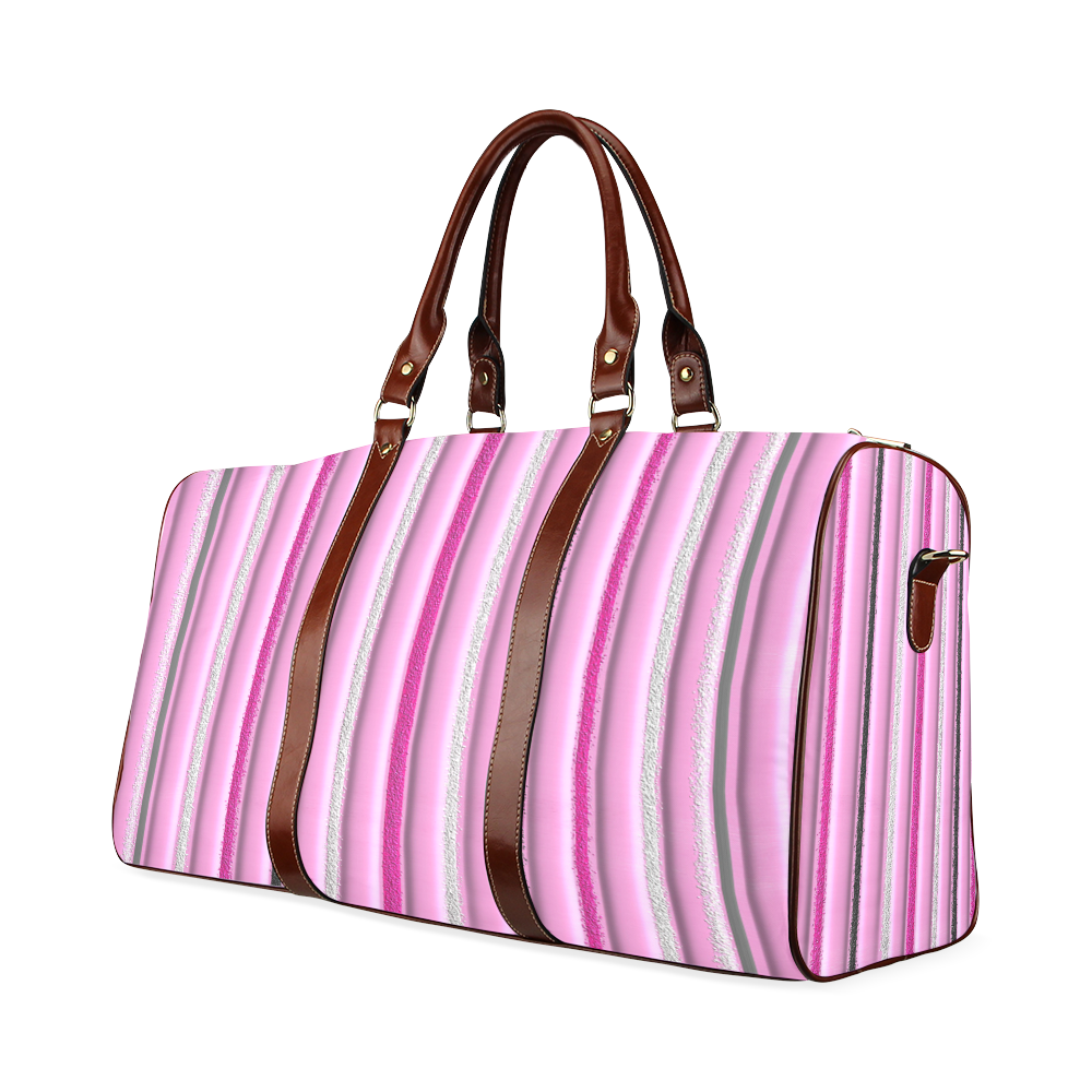 Pink Glamour Waterproof Travel Bag/Small (Model 1639)