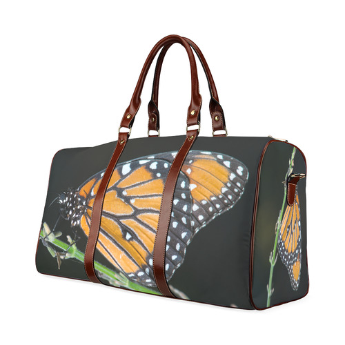 Monarch Butterfly Waterproof Travel Bag/Large (Model 1639)