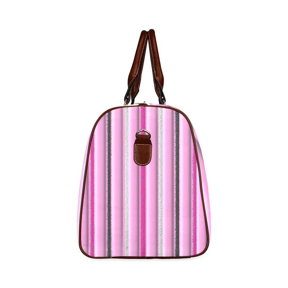 Pink Glamour Waterproof Travel Bag/Small (Model 1639)