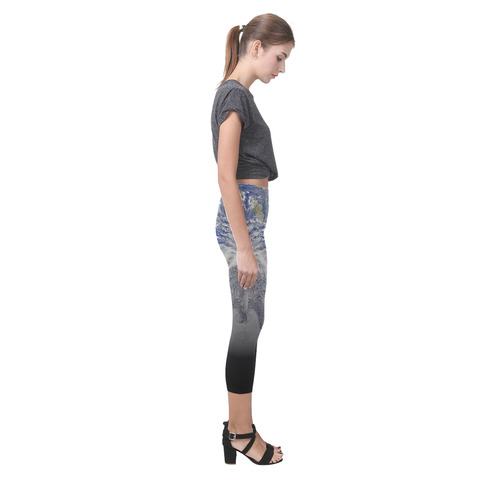 NASA: Planet Earth From Outerspace Capri Legging (Model L02)