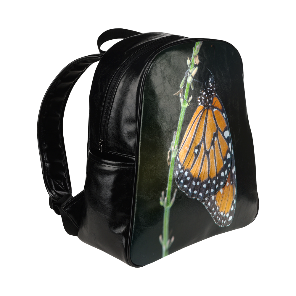 Monarch Butterfly Multi-Pockets Backpack (Model 1636)