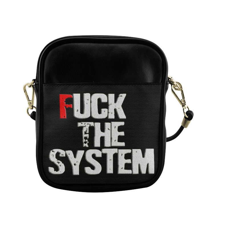 Fuck The System Sling Bag (Model 1627)