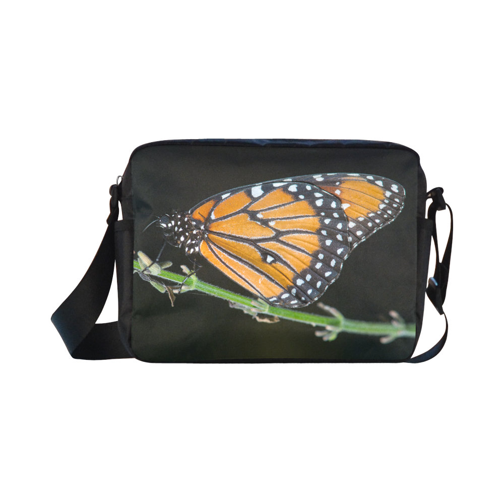 Monarch Butterfly Classic Cross-body Nylon Bags (Model 1632)