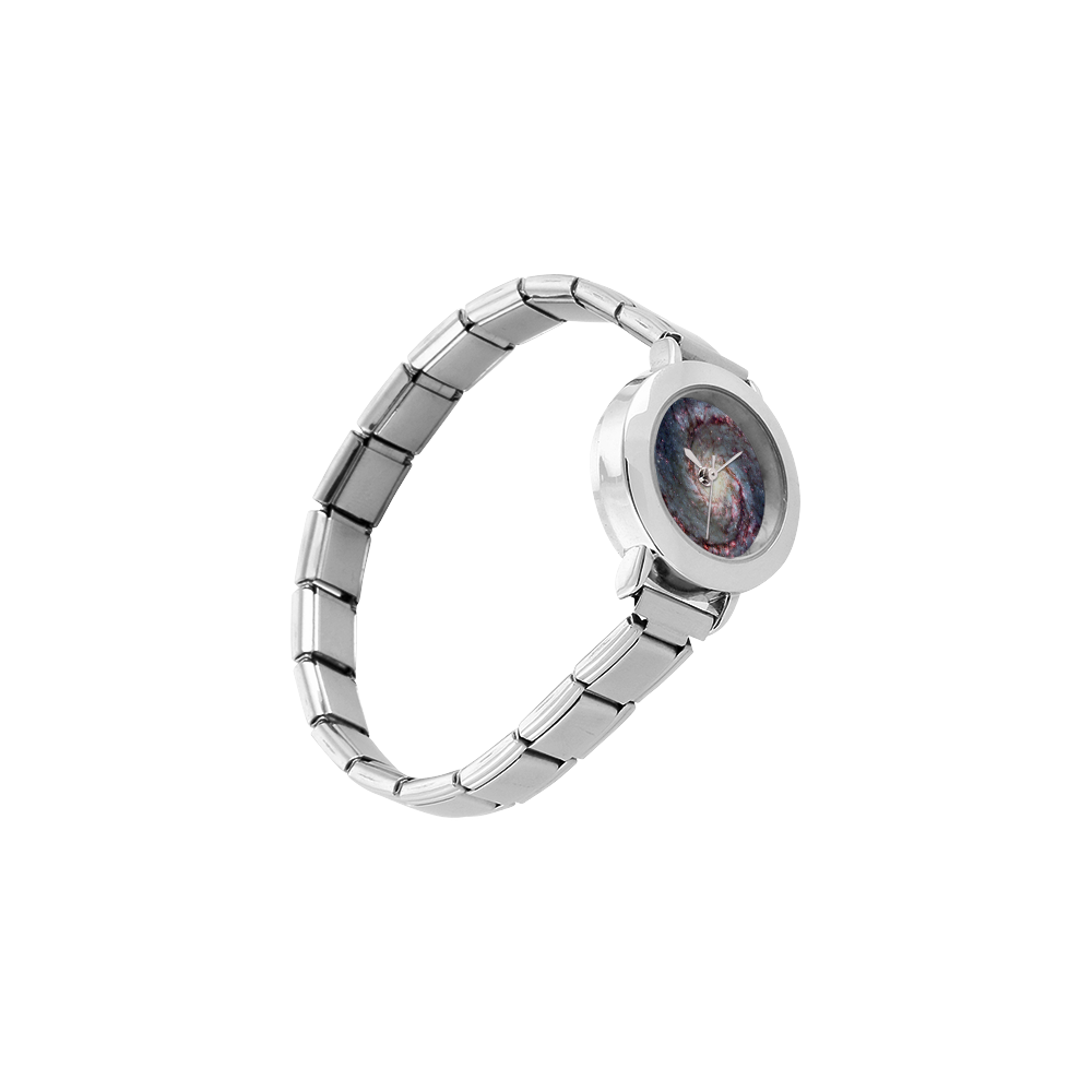 NASA: Whirlpool Galaxy Stars Outerspace Women's Italian Charm Watch(Model 107)