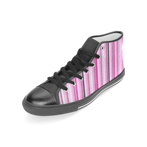 Pink Glamour Women's Classic High Top Canvas Shoes (Model 017)