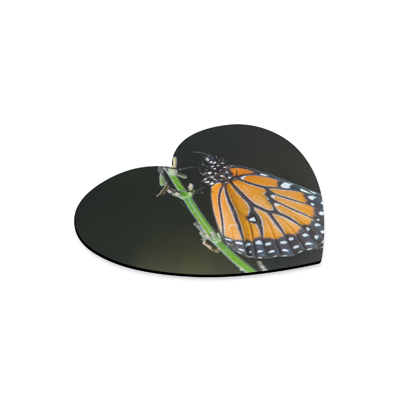 Monarch Butterfly Heart-shaped Mousepad