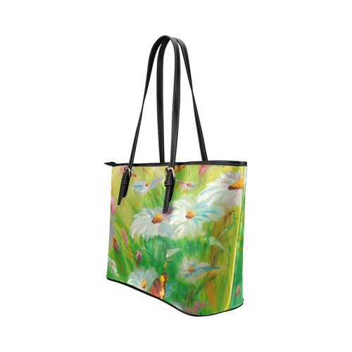 butterfly Leather Tote Bag/Small (Model 1651)