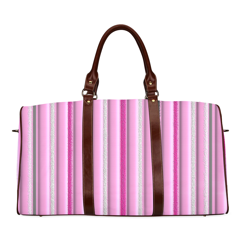 Pink Glamour Waterproof Travel Bag/Small (Model 1639)