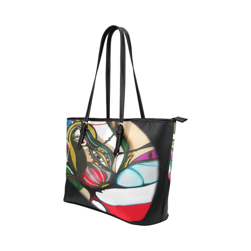 Forbidden Fruit Leather Tote Bag/Small (Model 1651)