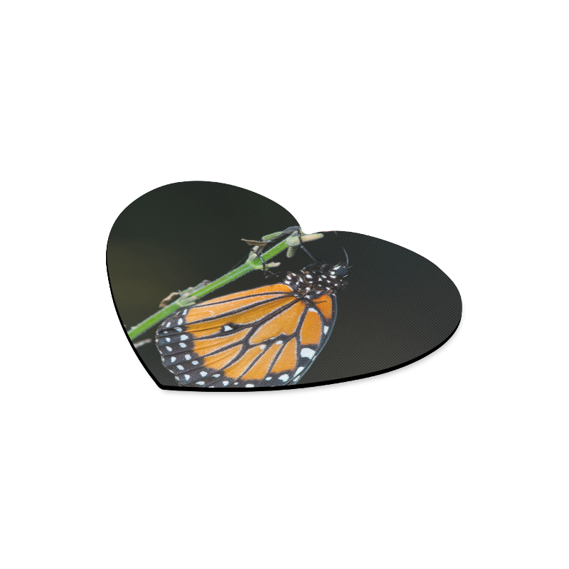 Monarch Butterfly Heart-shaped Mousepad