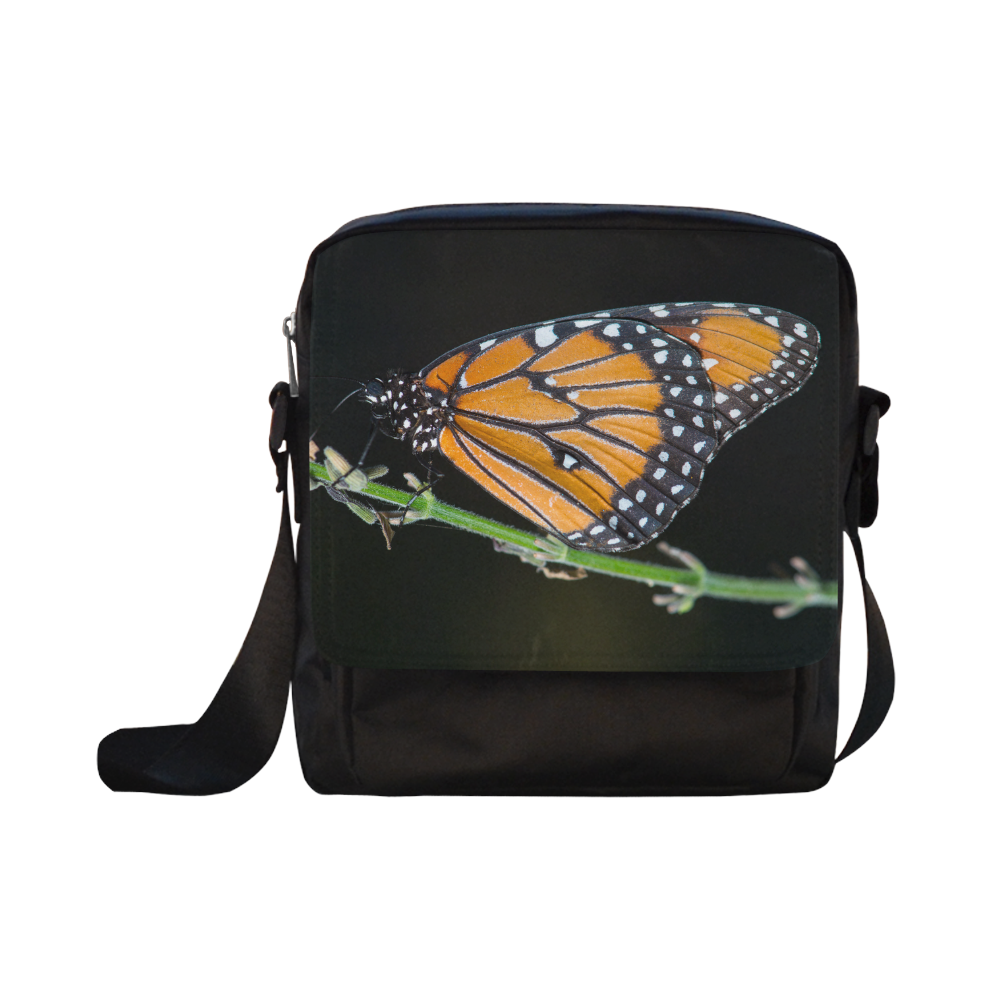 Monarch Butterfly Crossbody Nylon Bags (Model 1633)