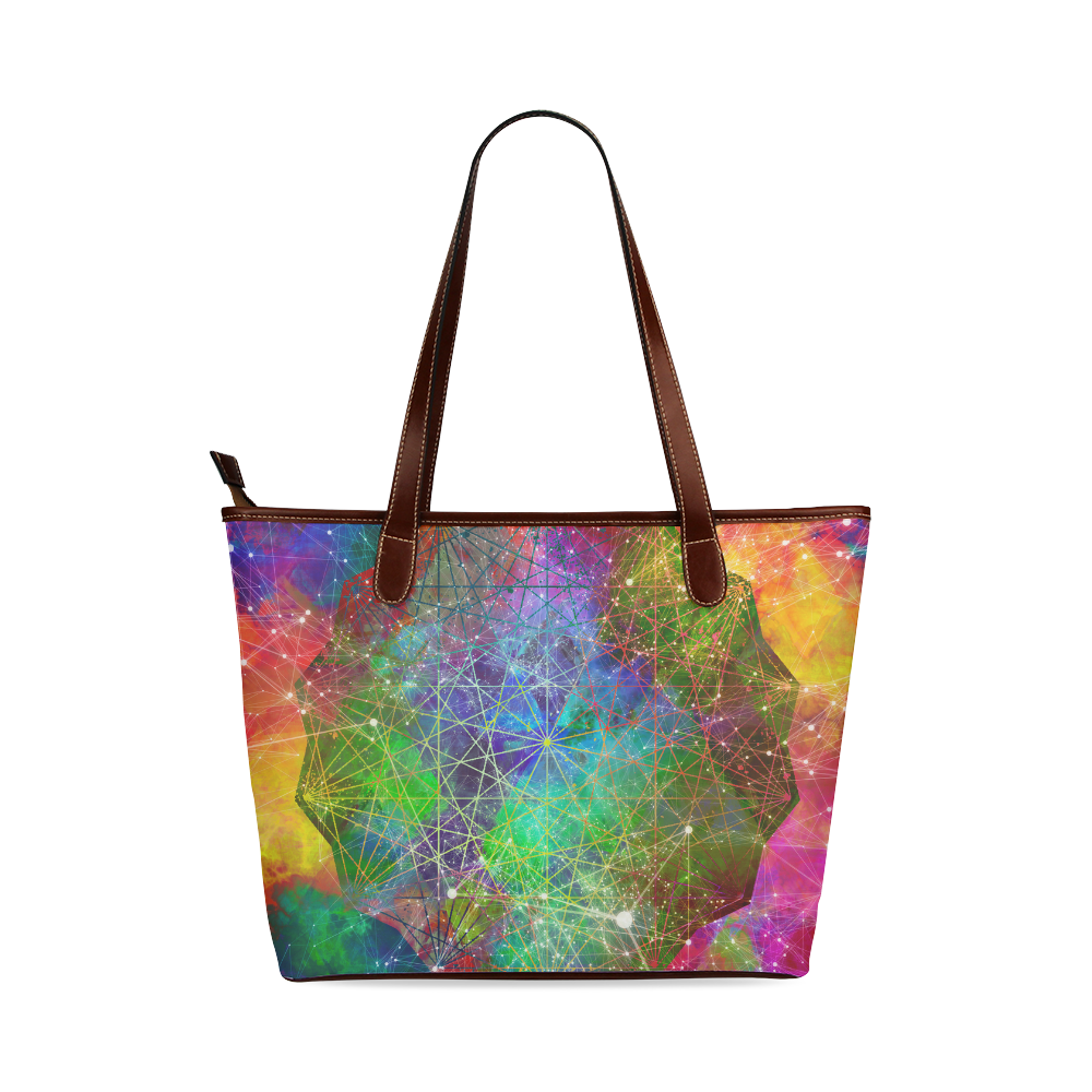 galaxy Shoulder Tote Bag (Model 1646)