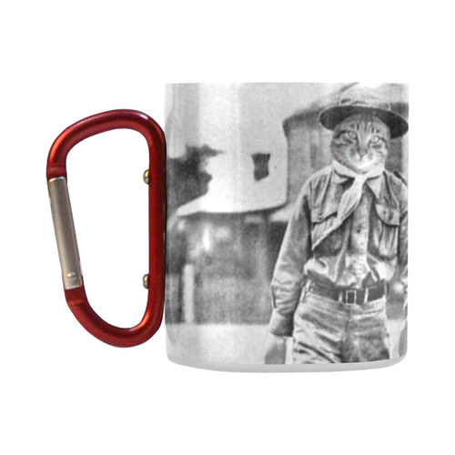 Cat Scouts Vintage Service Cats Mug Classic Insulated Mug(10.3OZ)