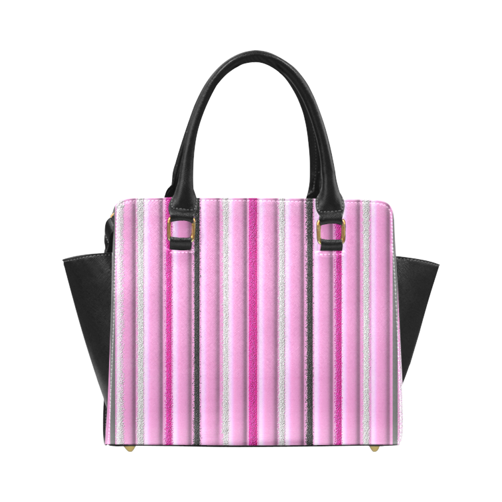 Pink Glamour Classic Shoulder Handbag (Model 1653)