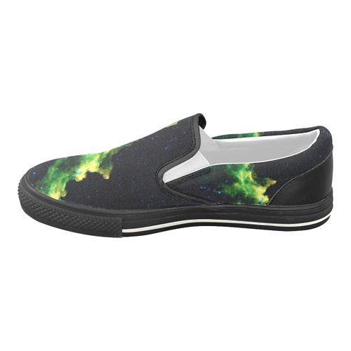 NASA: WitchHead Nebula Stars Outerspace Women's Unusual Slip-on Canvas Shoes (Model 019)