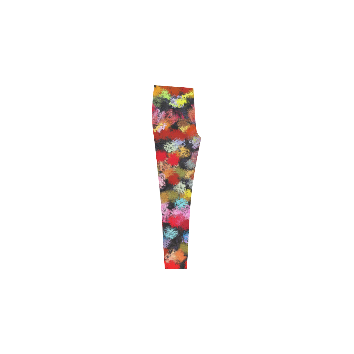 Colorful paint strokes Cassandra Women's Leggings (Model L01)