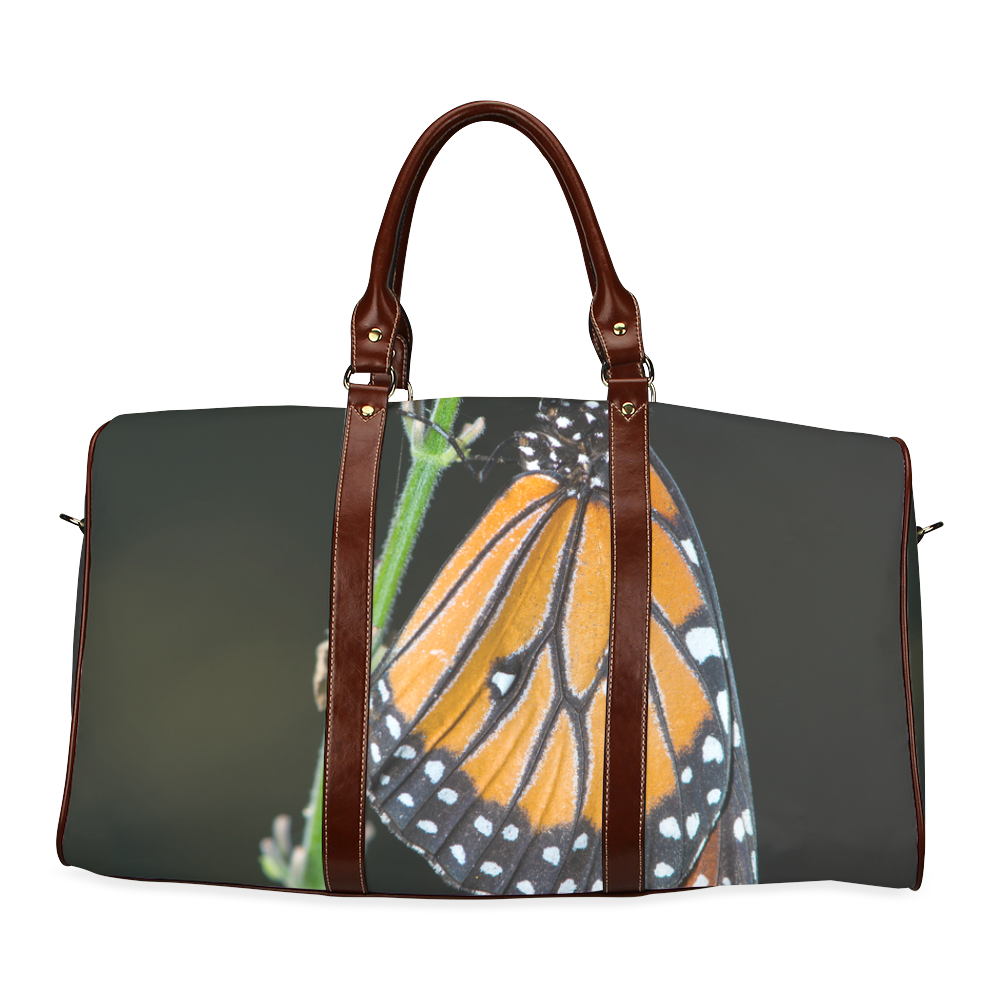 Monarch Butterfly Waterproof Travel Bag/Large (Model 1639)