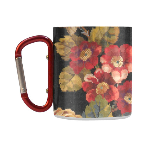 Vintage Floral Beautiful Roses Classic Insulated Mug(10.3OZ)