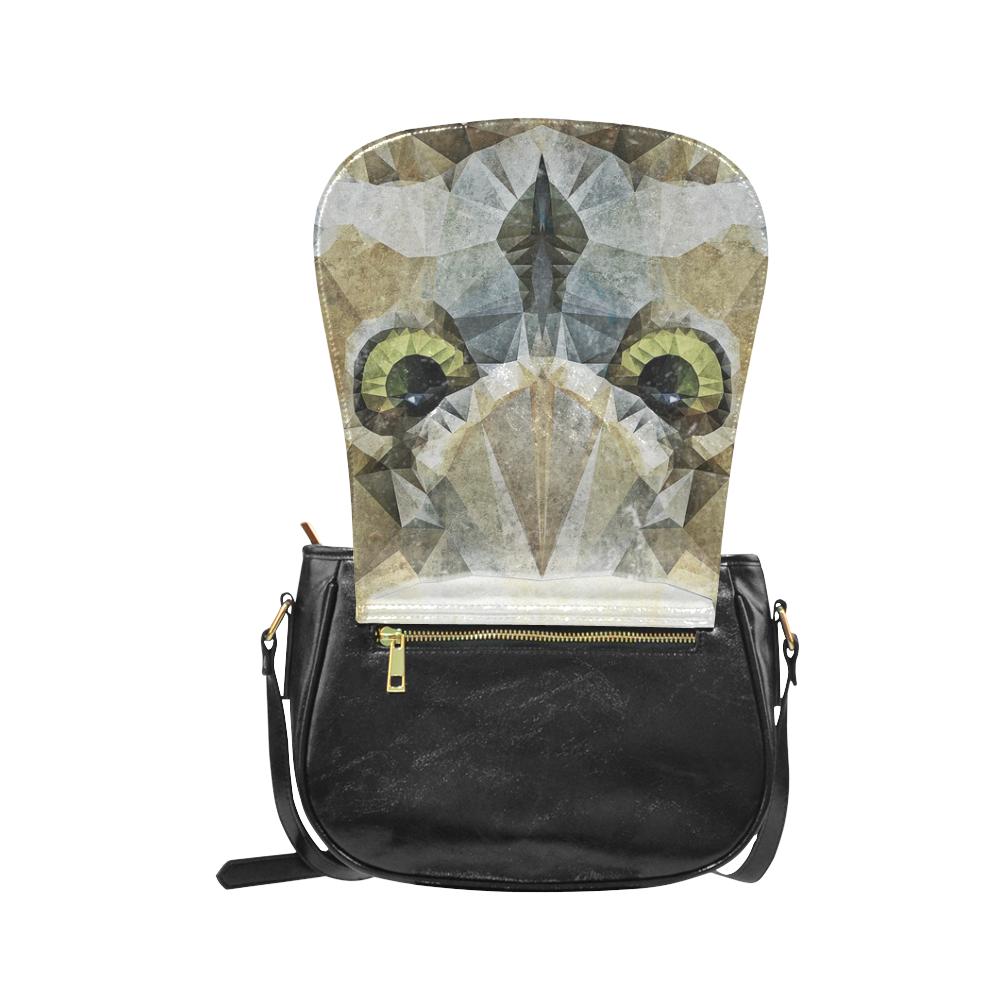 polygon owl Classic Saddle Bag/Large (Model 1648)