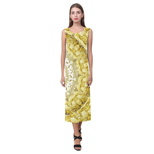 jerusalem 11 Phaedra Sleeveless Open Fork Long Dress (Model D08)
