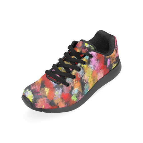 Colorful paint strokes Men’s Running Shoes (Model 020)
