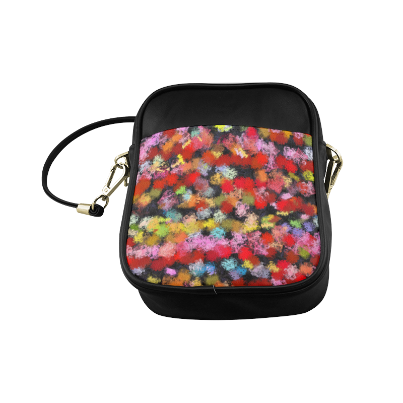 Colorful paint strokes Sling Bag (Model 1627)