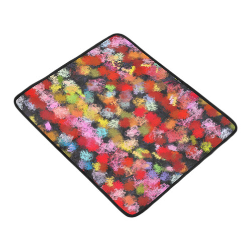 Colorful paint strokes Beach Mat 78"x 60"